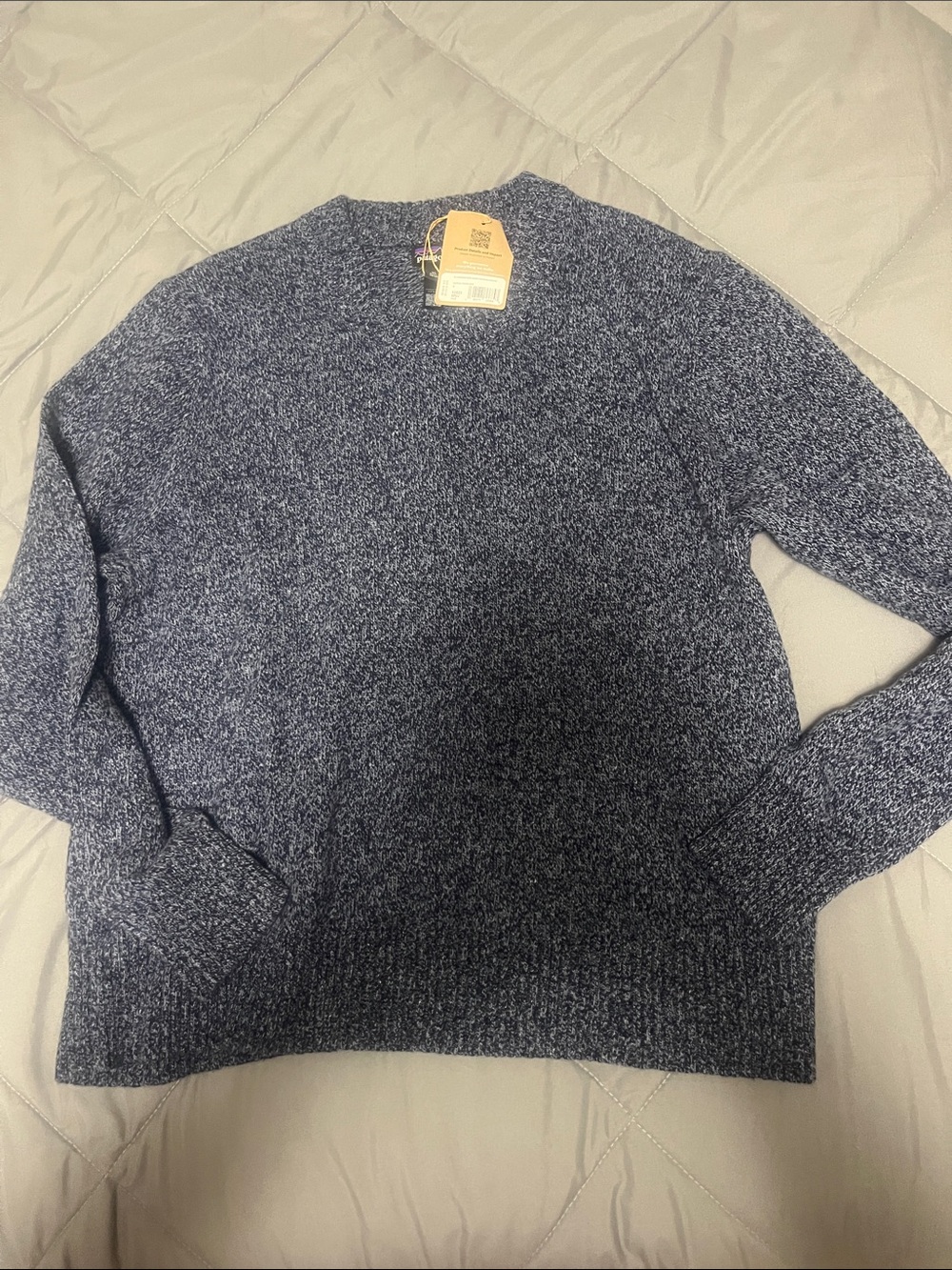 Patagonia Womens wool blend crew neck sweater sunken blue nwt